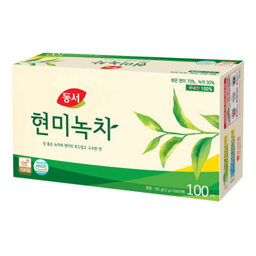 동서)현미녹차100T 150g